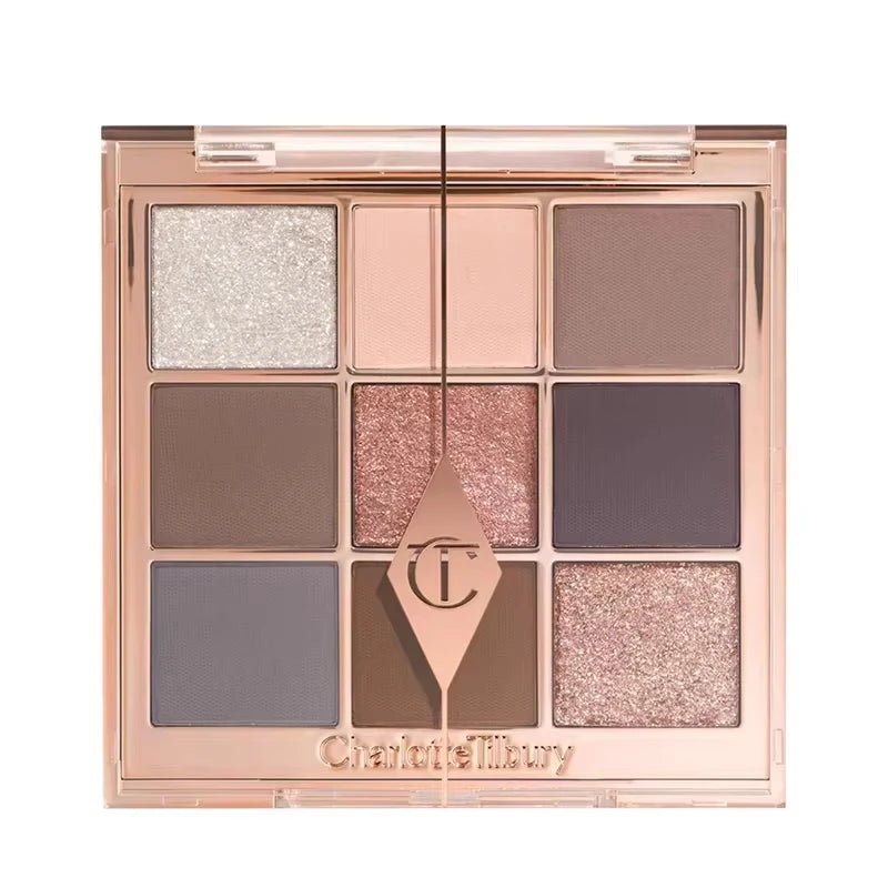 Velvet & Silk Shimmer Eyeshadow Palette with Cream Blush – Dewy Glow
