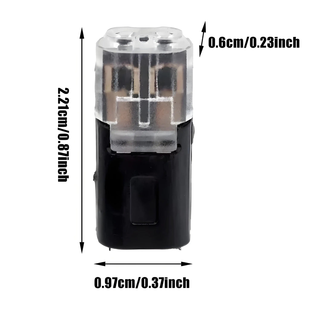 Universal 2-Pin Waterproof Electrical Wire Connector Kit