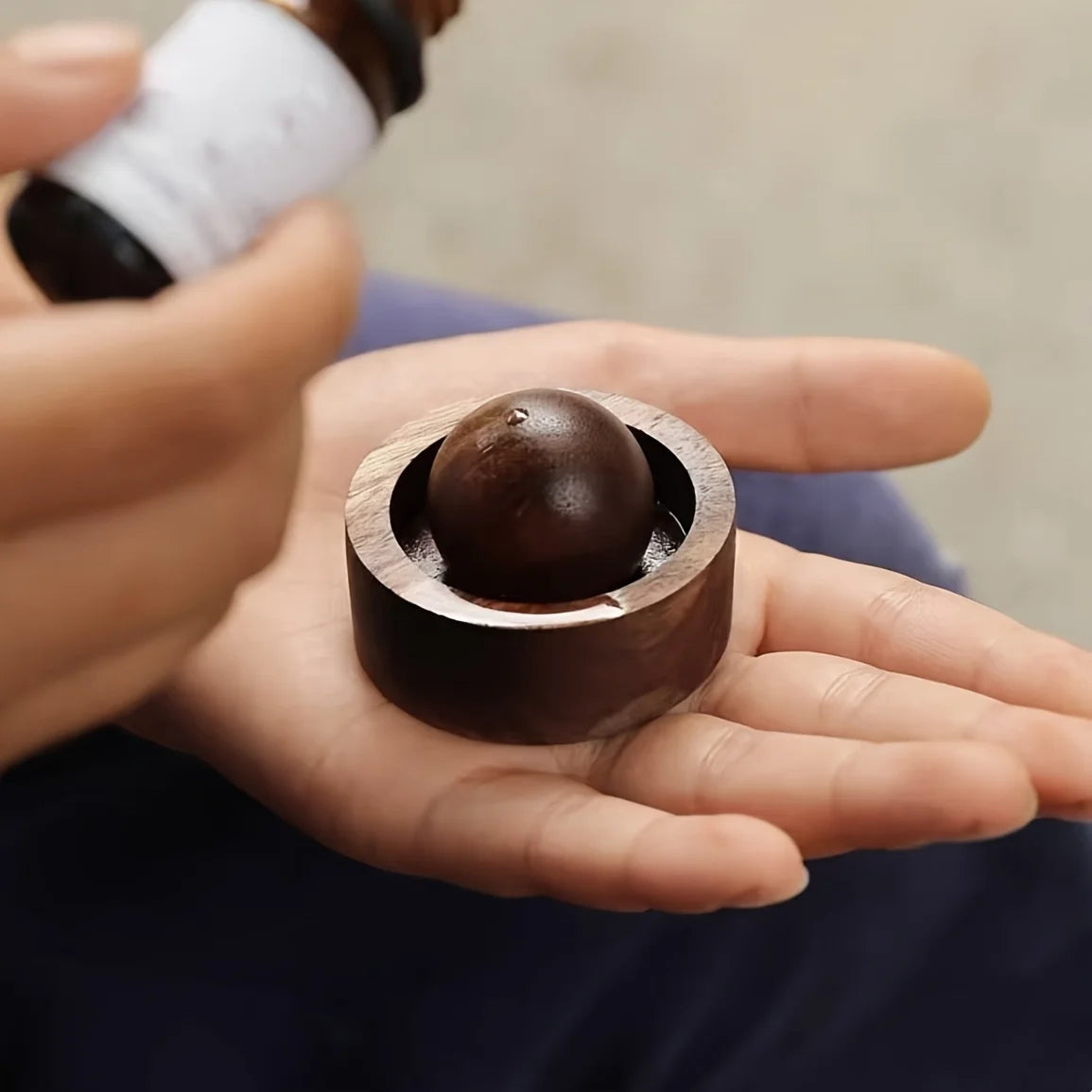 Mini Wooden Essential Oil Diffuser for Car & Home