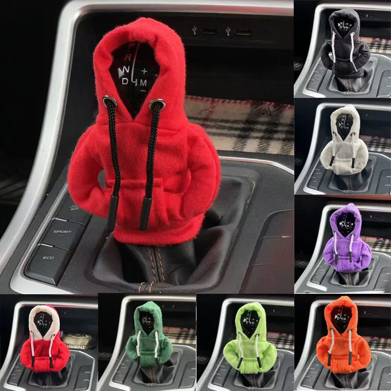 Universal Mini Hoodie Car Gear Shift Cover
