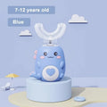 Food Grade Silicone U-Shaped Kids Electric Toothbrush 360° Automatic Cleaning USB Charging Smart Oral Care Children Toothbrush