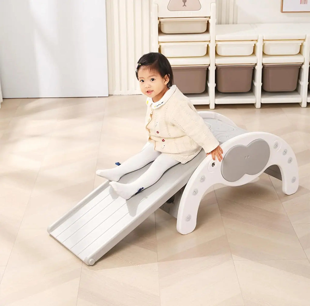 Toddler Indoor Climb Set Baby Slide Kids Rock Climbing Children Balance Board & Cradle Toys Boy Girl Playground Jungle Gym