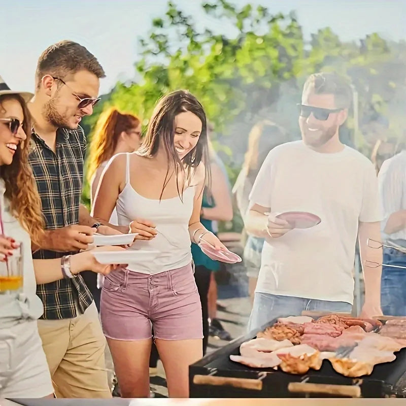 BBQ Grill Mat Non-stick Reusable Heat Resistant Extra Thick Pad Oven Liners Baking Mats Easy Clean Kitchen Outdoor Barbecue Tool