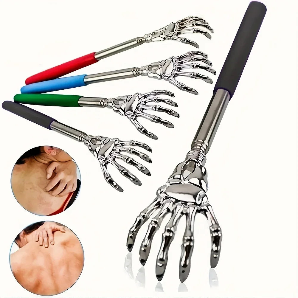 Adjustable Stainless Steel Retractable Back Scratcher