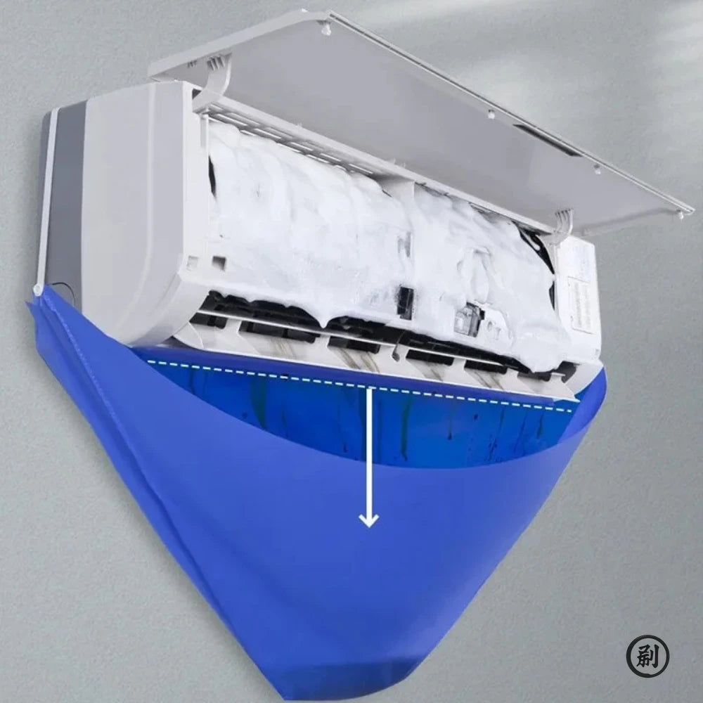 100 cm Thickened Cleaner Air Coditioning Cleaning Cover Bag PVC with Water Pipe Home 1-1.5P Split Hanging Air Conditioner Tools