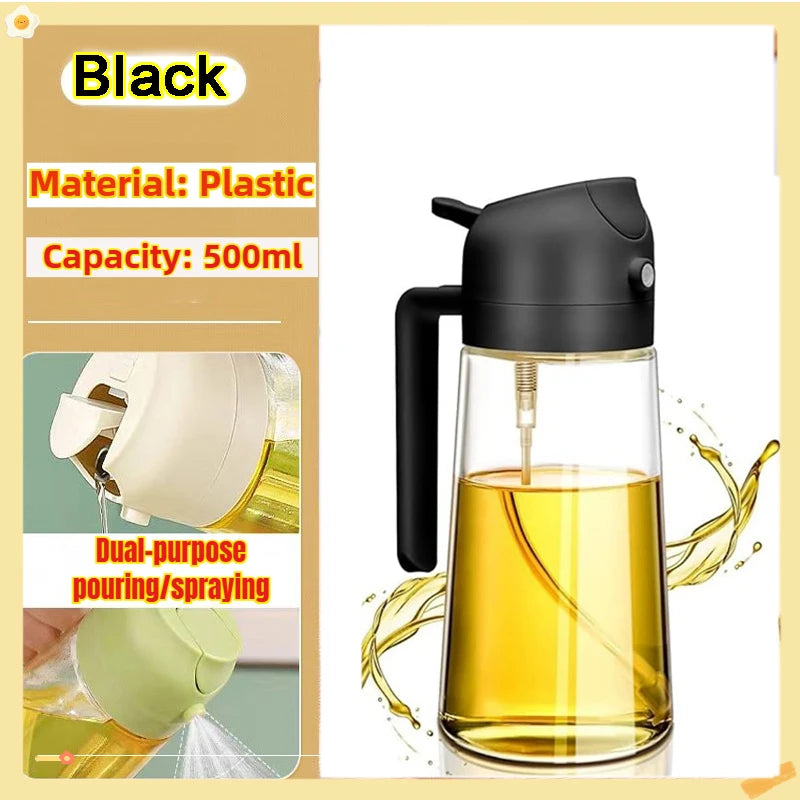 Refillable Cooking Oil Sprayer & Dispenser Bottle