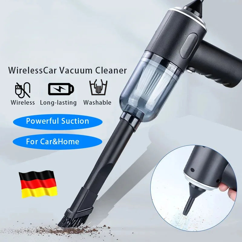 9000Pa Portable Wireless Car & Home Vacuum Cleaner