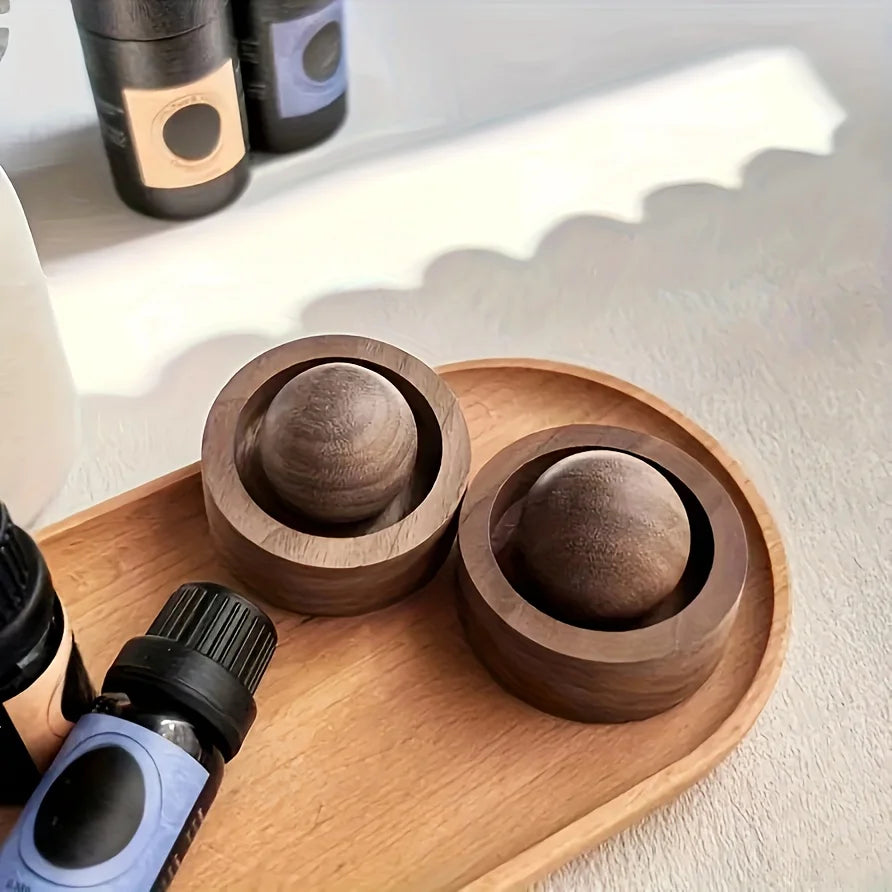 Mini Wooden Essential Oil Diffuser for Car & Home