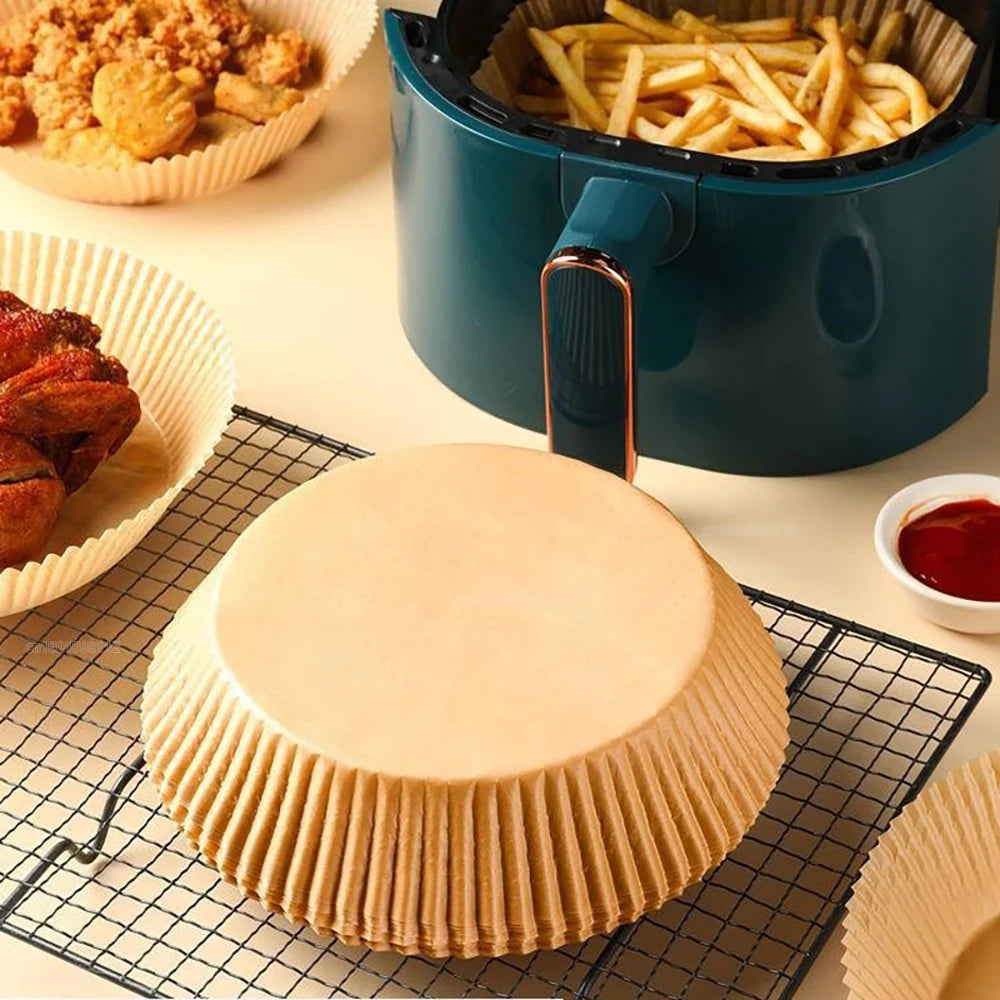 Round Non-Stick Air Fryer Disposable Paper Liners