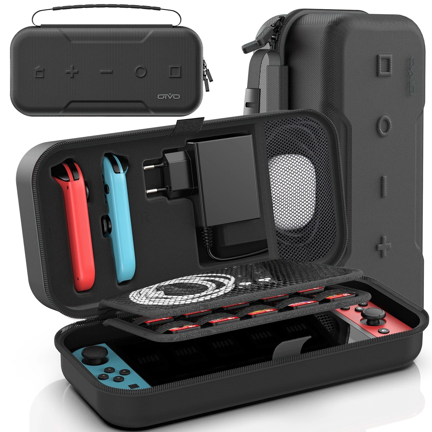 Large Storage Bag for Switch Portable Carrying Protective Case Anti-Scratch Waterproof Travel Bag for N-Switch OLED