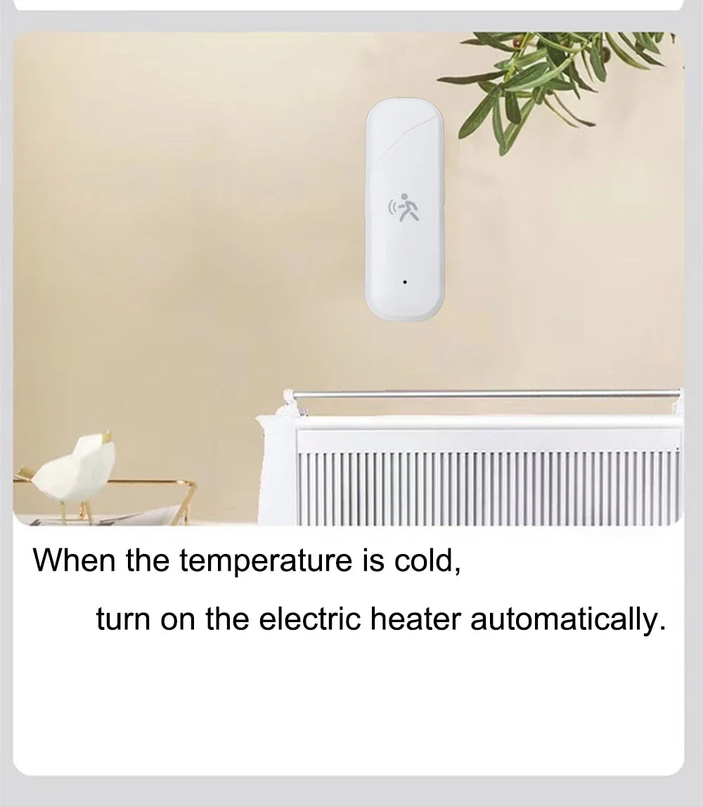 10G MmWave Radar Motion Sensor Human Detector with Illuminance Temperature Humidity Sensor Support Tuya Zigbee2MQTT