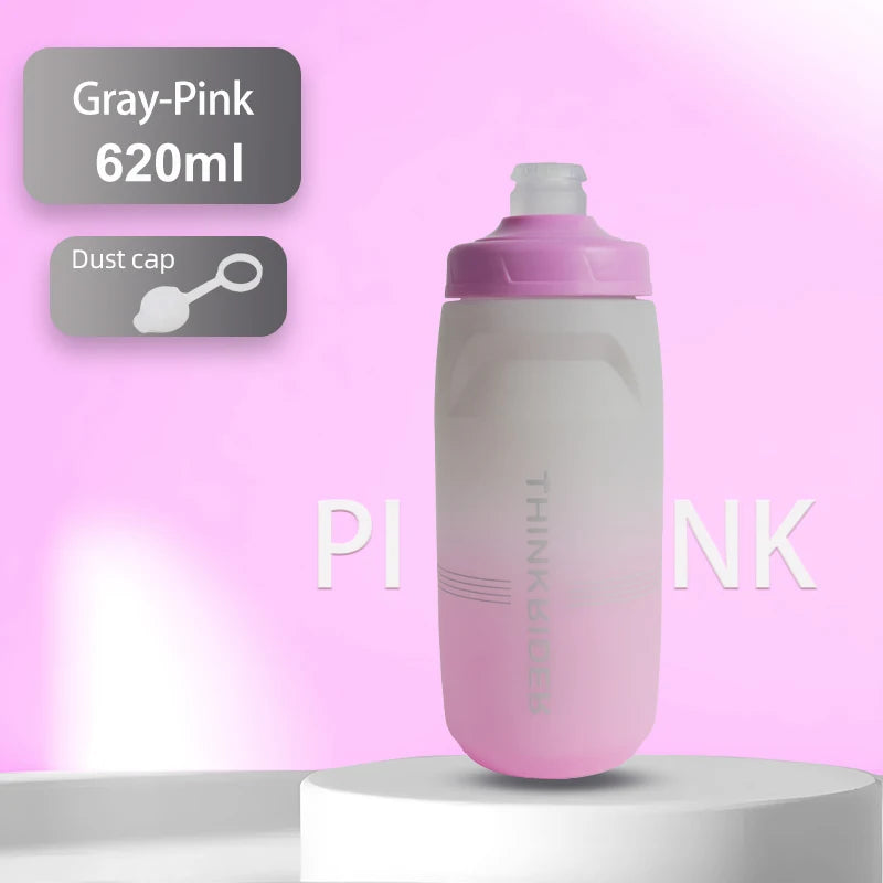 620ml/750ml Bicycle Bottle MTB Road Bike Water Bottle Outdoor Sports Plastic Portable Large Capacity Drink Cycling