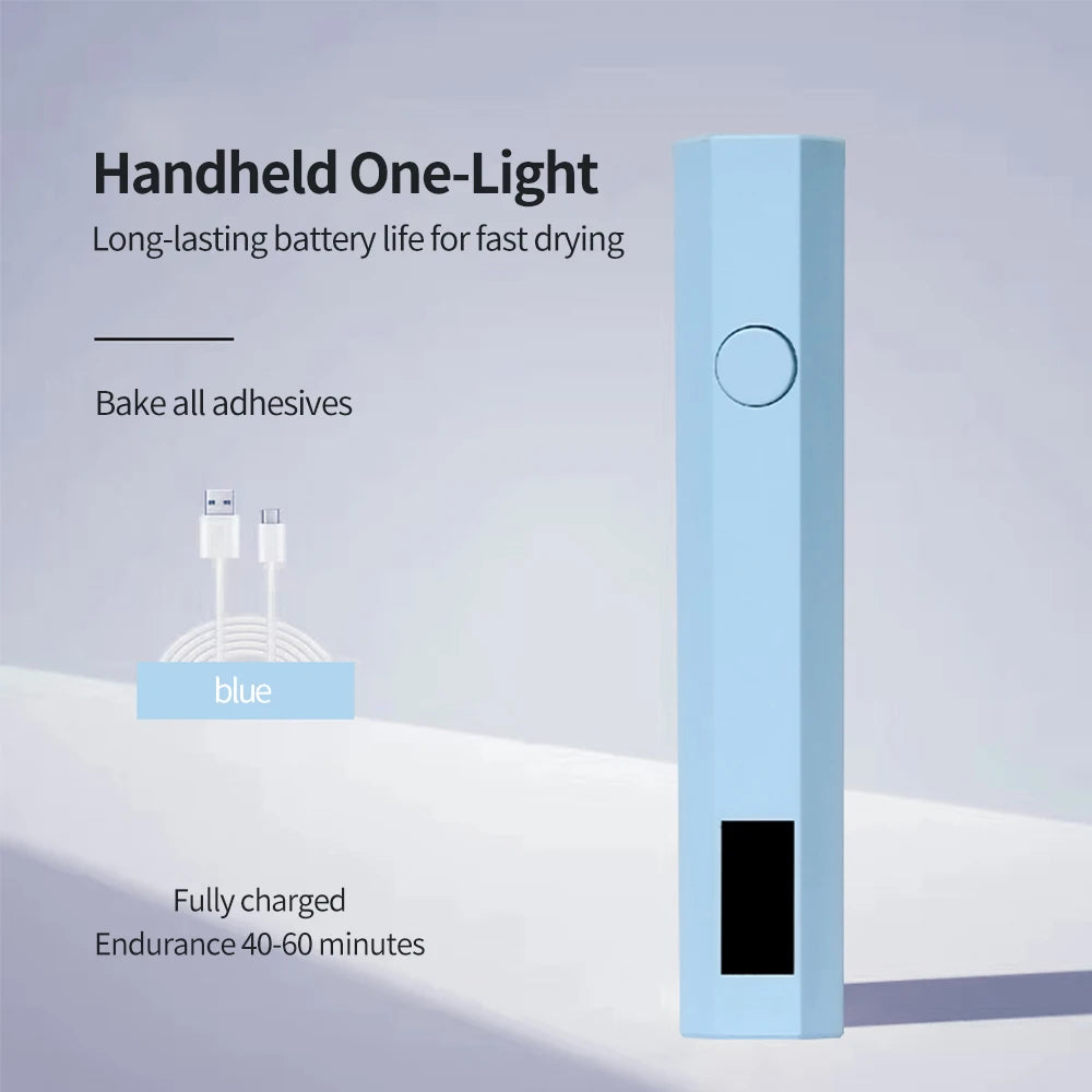 YIKOOLIN Handheld UV/LED Nail Curing Lamp
