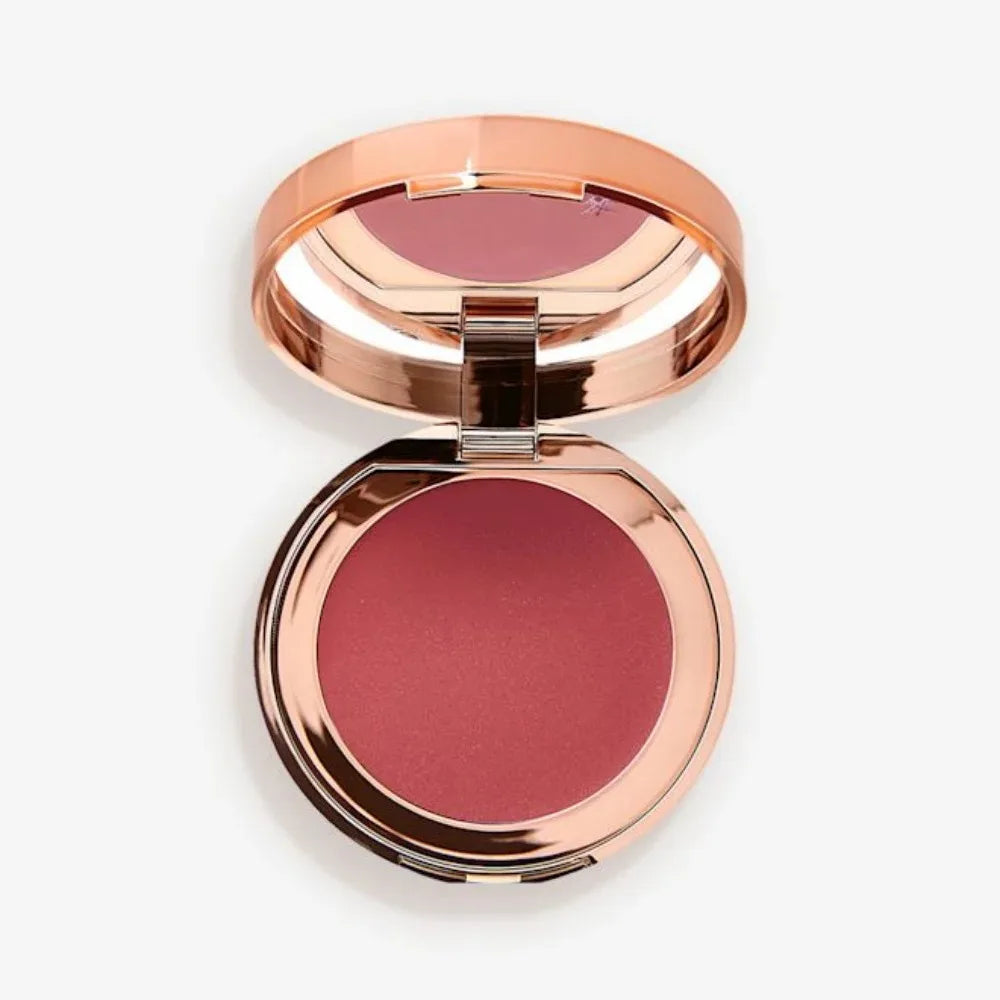 Velvet & Silk Shimmer Eyeshadow Palette with Cream Blush – Dewy Glow