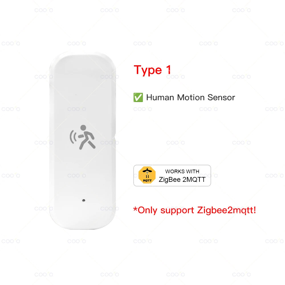 10G MmWave Radar Motion Sensor Human Detector with Illuminance Temperature Humidity Sensor Support Tuya Zigbee2MQTT