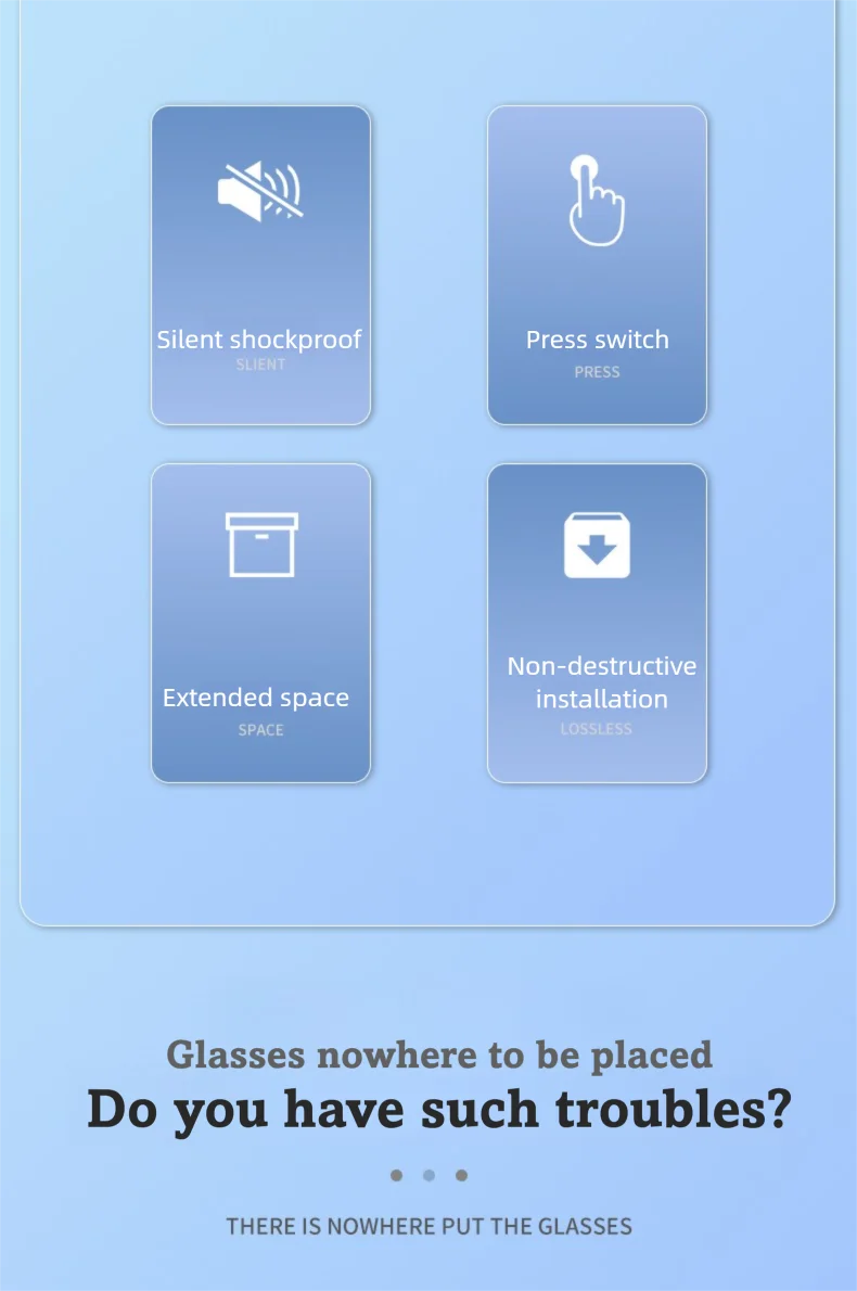 Multifunction Car Glasses Box Portable Car Sunglasses Holder Car Driving Glasses Holder Eyeglass Case Sun Visor Glasses Storage