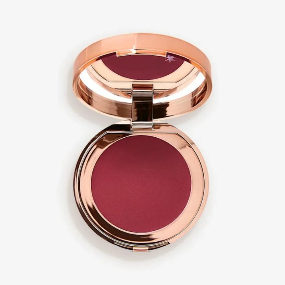 Velvet & Silk Shimmer Eyeshadow Palette with Cream Blush – Dewy Glow