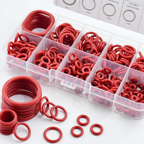 351-Piece Universal Silicone O-Ring Assortment Kit