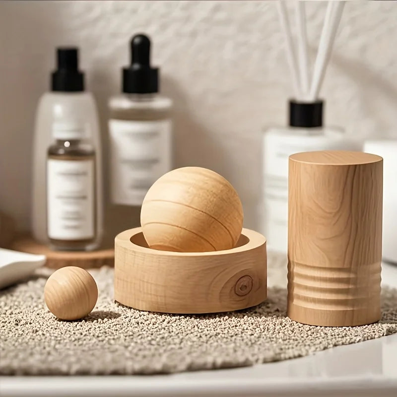 Mini Wooden Essential Oil Diffuser for Car & Home