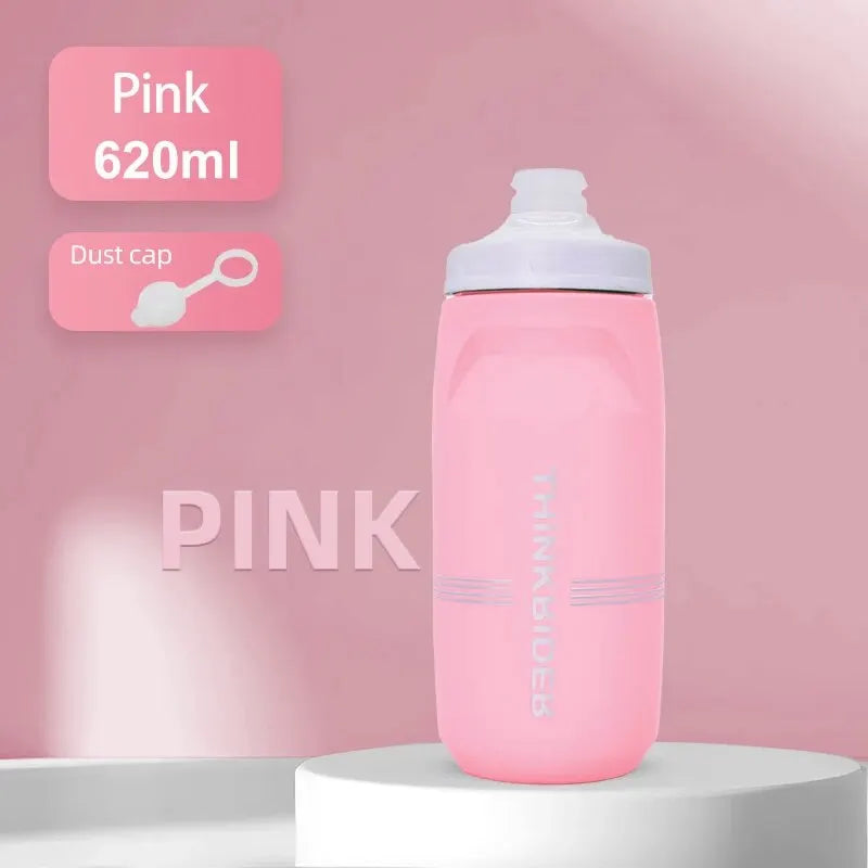 620ml/750ml Bicycle Bottle MTB Road Bike Water Bottle Outdoor Sports Plastic Portable Large Capacity Drink Cycling