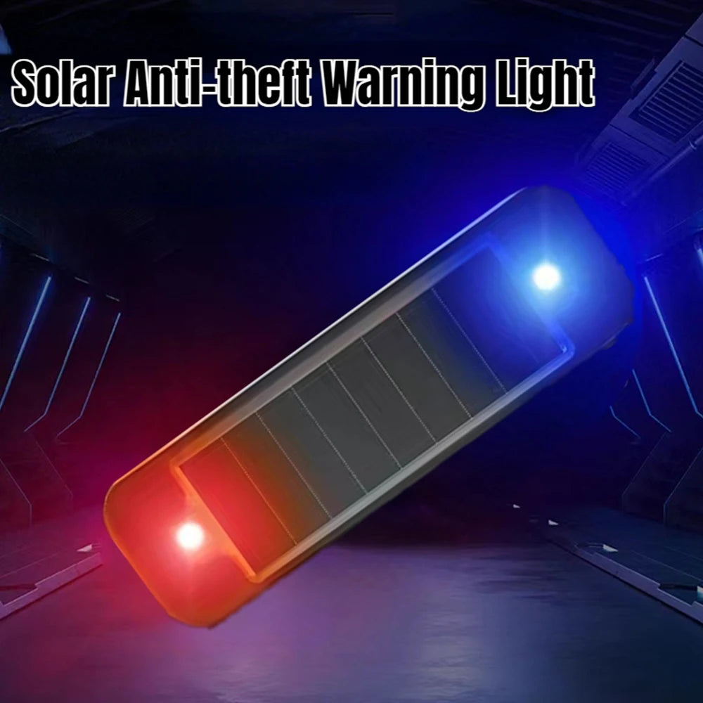 Solar-Powered Wireless Simulated Car Alarm Warning Light
