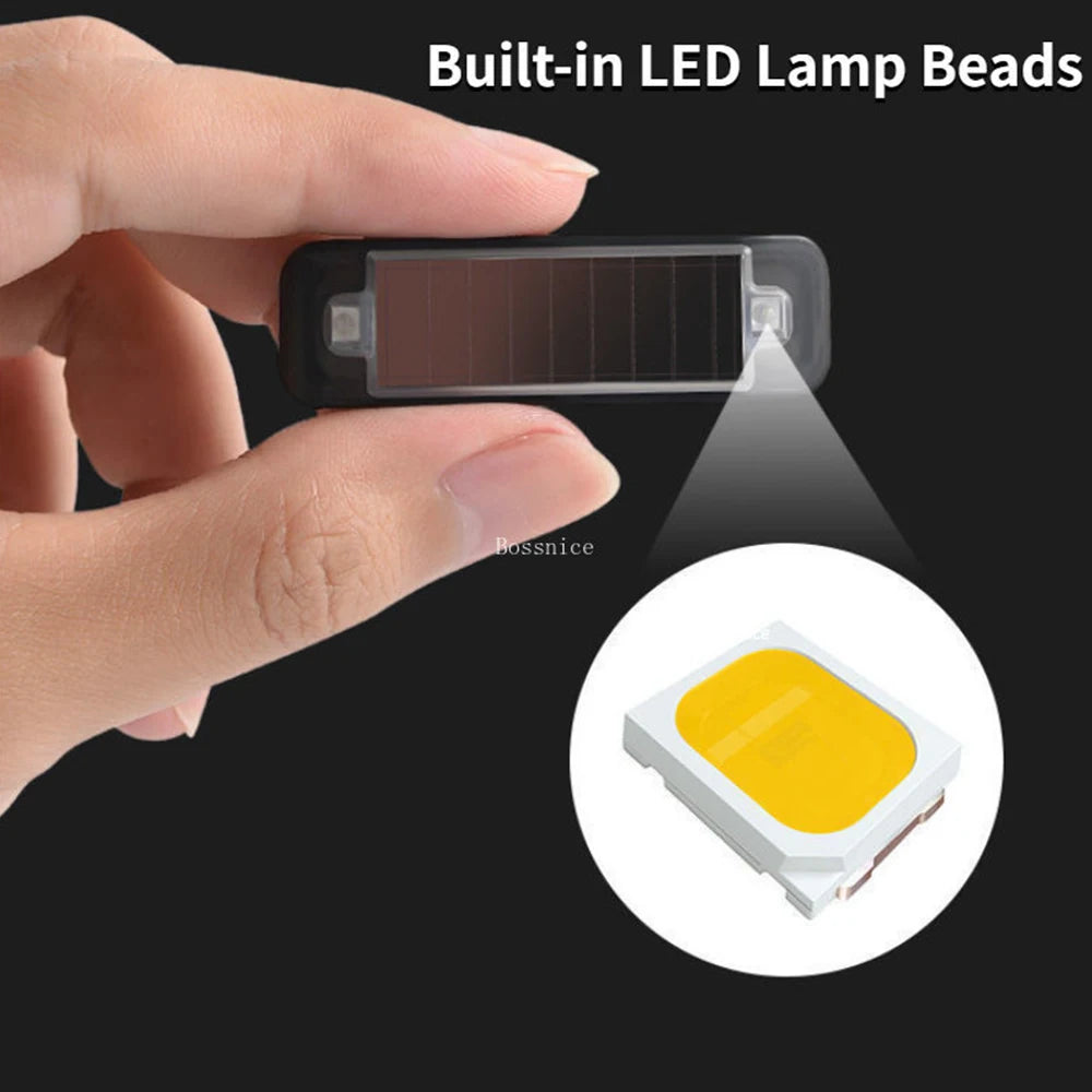 Solar-Powered Wireless Simulated Car Alarm Warning Light