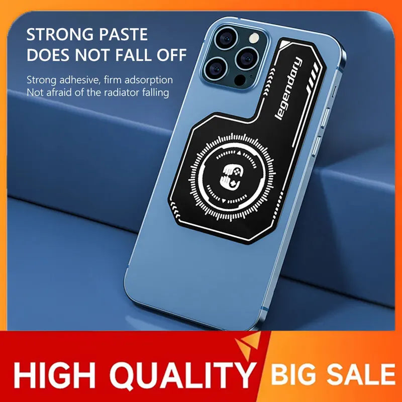 Mobile Phone Cooling Plate Heat Sink Expend Gaming Radiator Stickers for PUBG