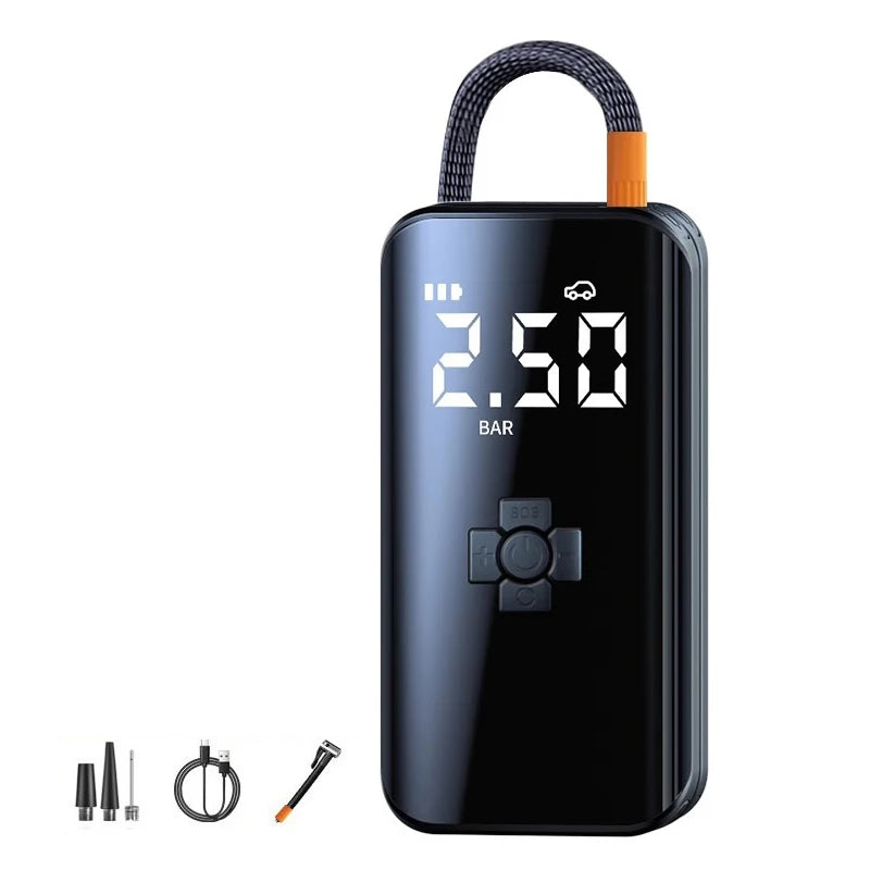 Heavy-Duty Wireless Car Air Compressor & Electric Tire Inflator