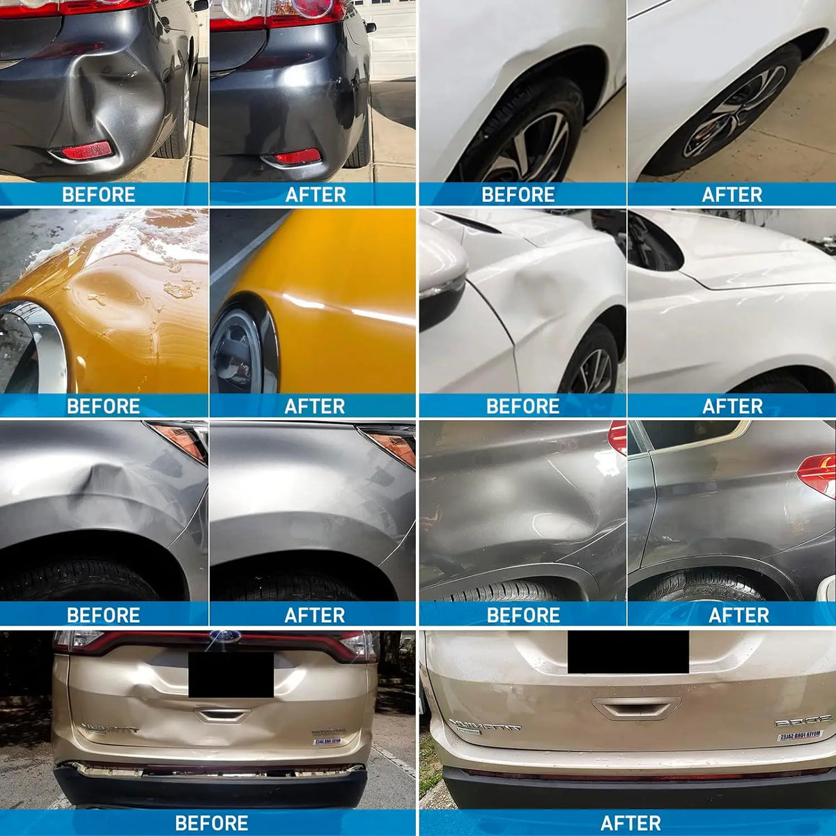 New Adjustable Car Dent Puller Dent Remover Auto Body Suction Cup Paintless Repair Tools Kit Auto Dent Removal Tool Kits