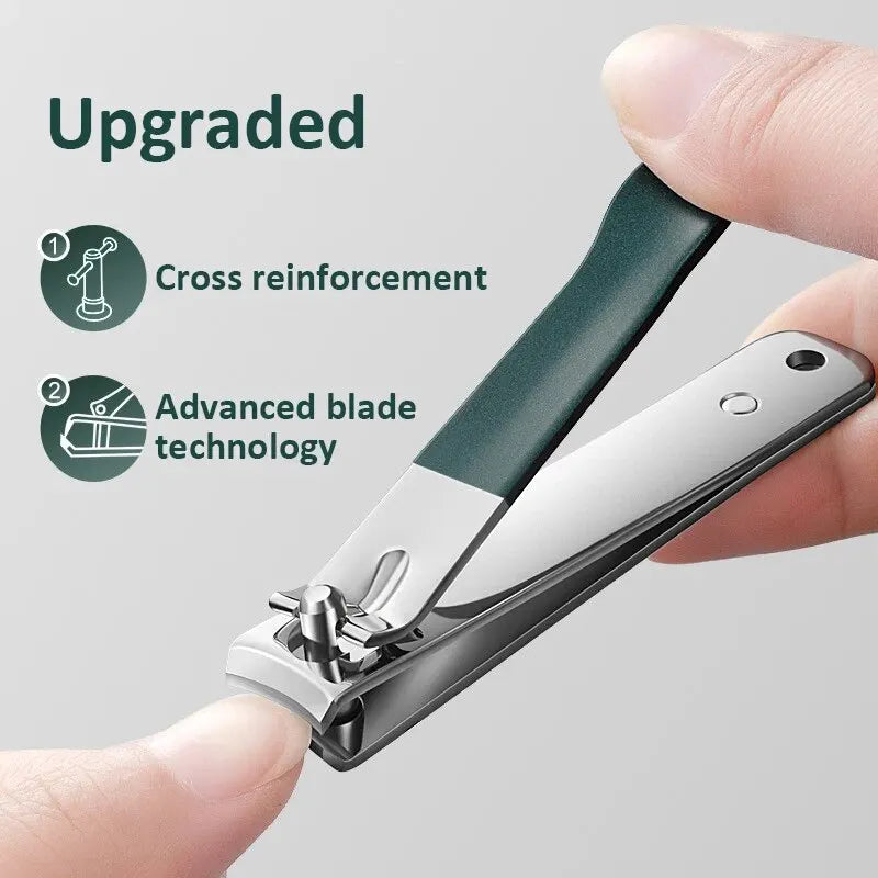 Nail Clippers Set 4 PCs with Rotating Leather Bag Professional Trimmer Pedicure Care Tools Manicure Set Home Care Gift