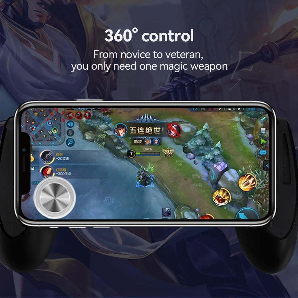 Round Metal Mobile Game Joystick with Box | Free Shipping | Trend Pixel Store