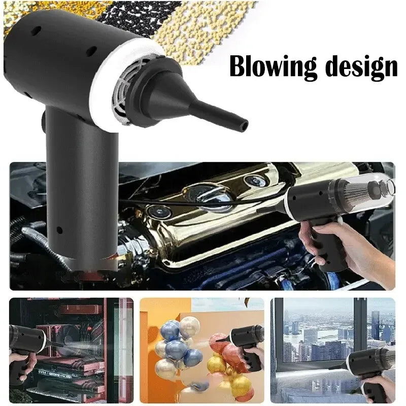 9000Pa Portable Wireless Car & Home Vacuum Cleaner