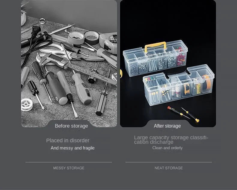 Modular Multi-Compartment Hardware & Tool Storage Box Set | Free Shipping | Trend Pixel Store