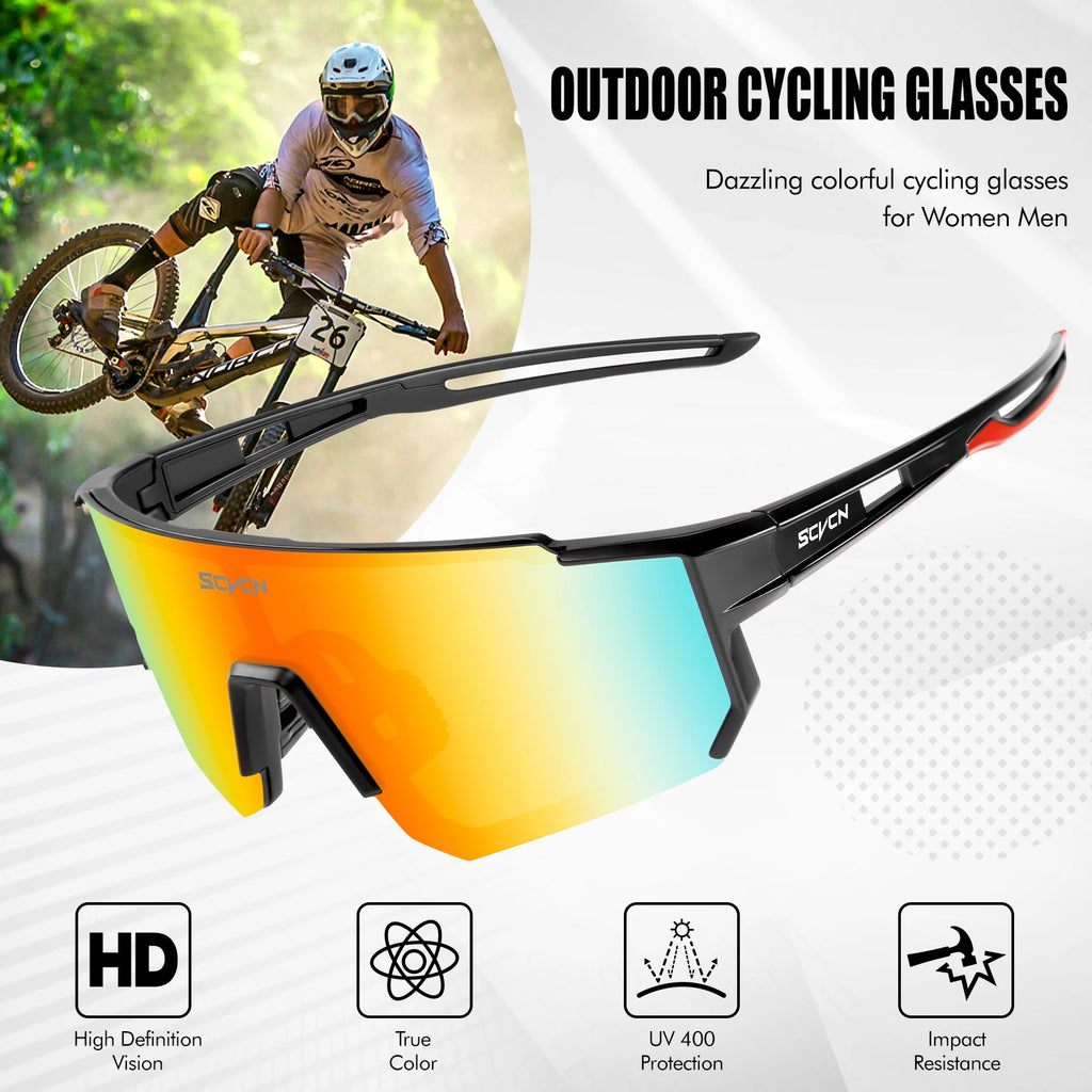 Outdoor Cycling Sunglasses Men Road Driving Bike Glasses  Sports Mountain Climbing Women Bicycle Cycling UV400 Goggles