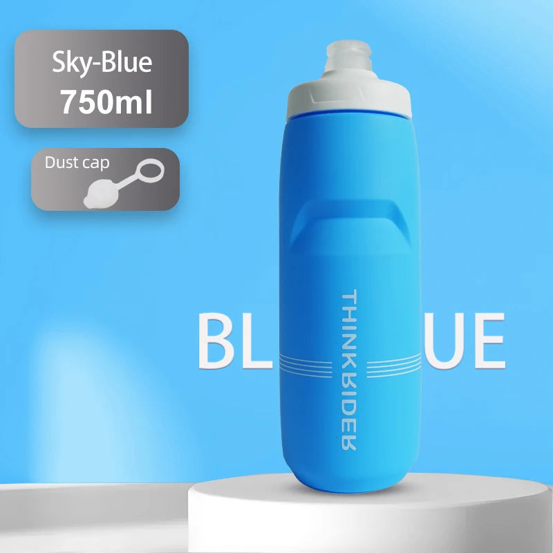 620ml/750ml Bicycle Bottle MTB Road Bike Water Bottle Outdoor Sports Plastic Portable Large Capacity Drink Cycling