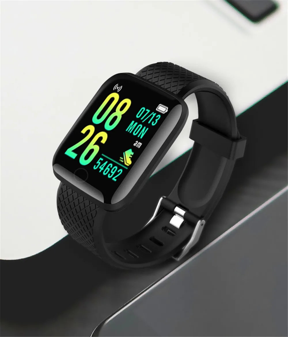 Unisex Smartwatch with Fitness Tracker & Message Alerts