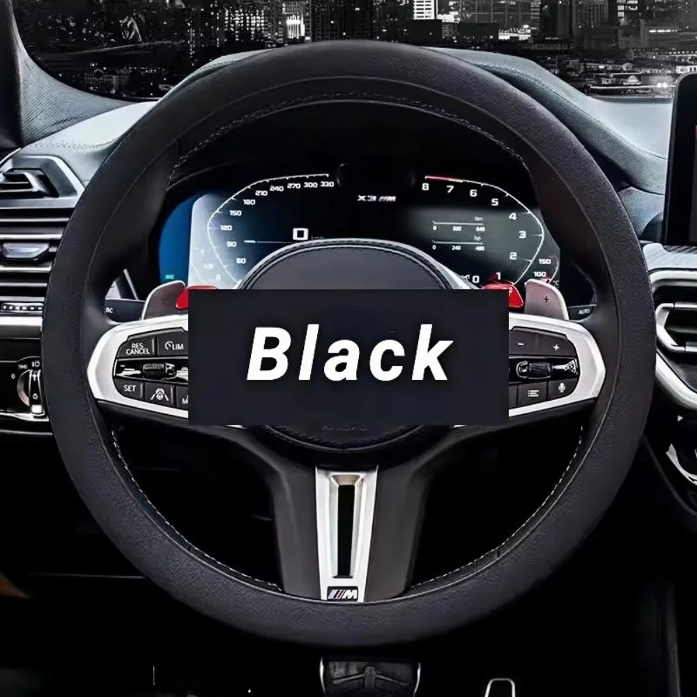 Anti-Skid Silicone Steering Wheel Cover – Comfortable Grip, Universal Fit