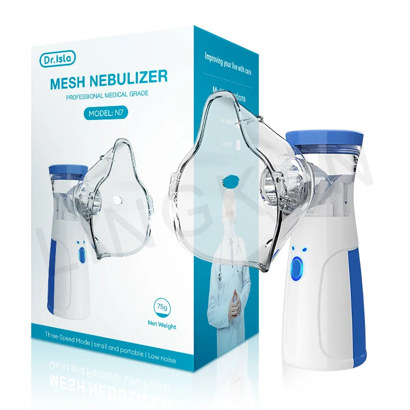 Portable Silent Mesh Nebulizer & Handheld Inhaler