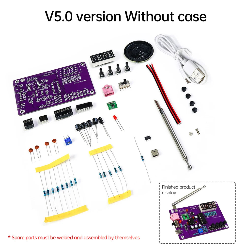 DIY FM Radio Electronic Soldering Kit (87-108MHz)