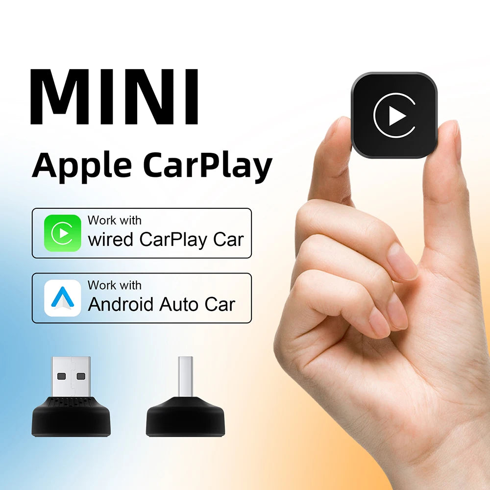 2-in-1 Wireless CarPlay & Android Auto Adapter Dongle