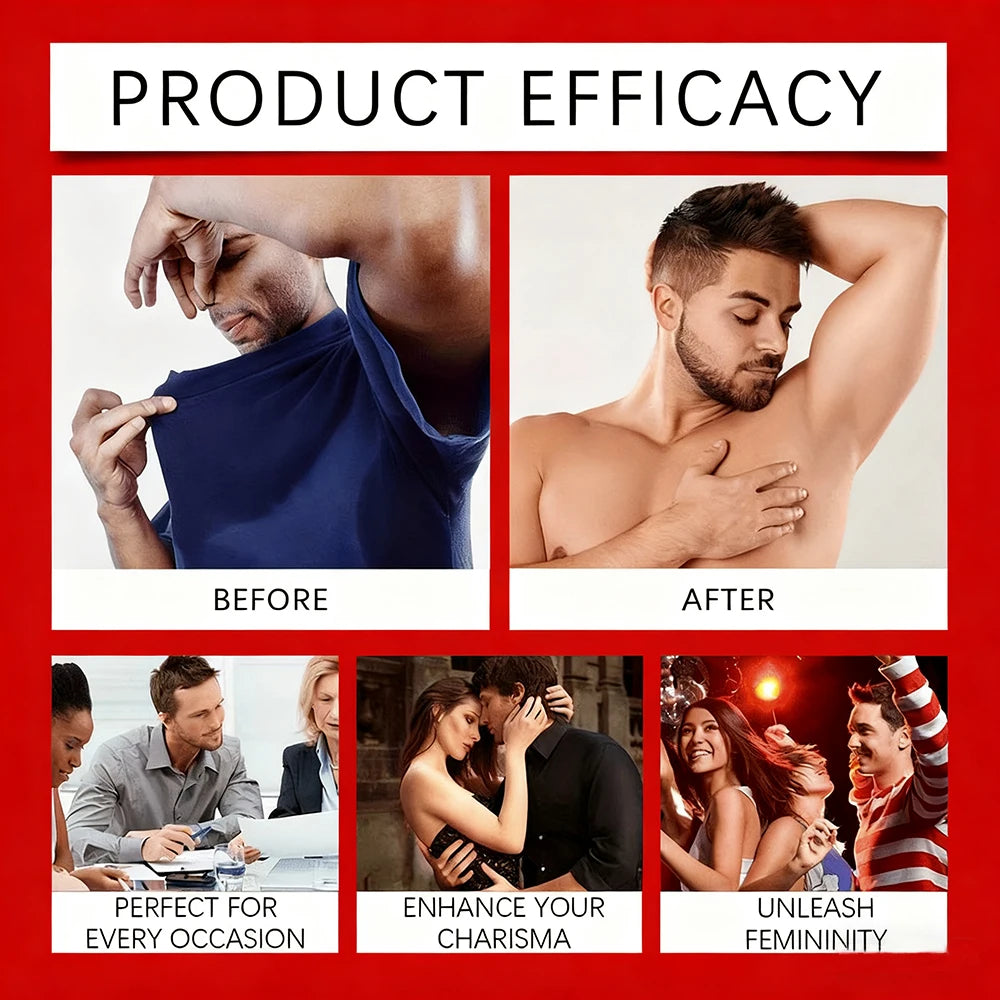 Men's Natural Deodorant Stick for Full Body Odor Protection, 48H Freshness, Sensitive Skin Safe, Travel-Friendly.