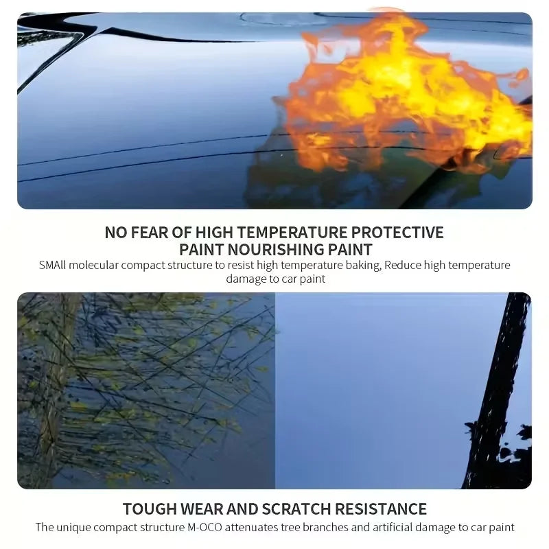 Nano Ceramic Car Coating Spray – 3-in-1 Scratch-Resistant High-Gloss Finish