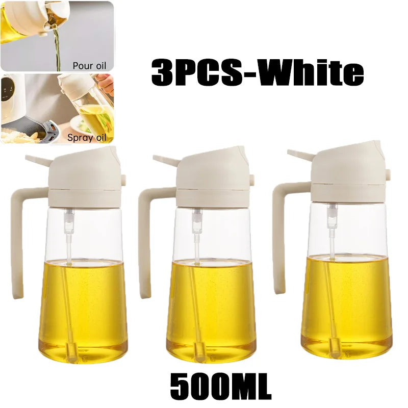 Refillable Cooking Oil Sprayer & Dispenser Bottle