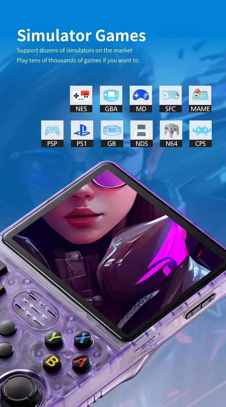 R36S Retro Handheld Linux Gaming Console