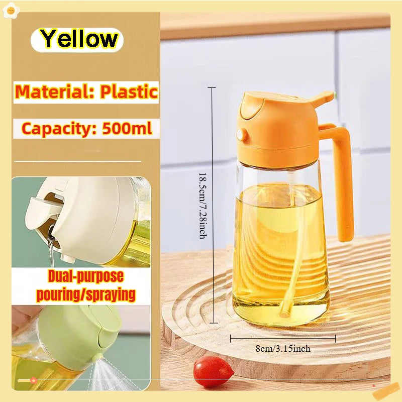 Refillable Cooking Oil Sprayer & Dispenser Bottle