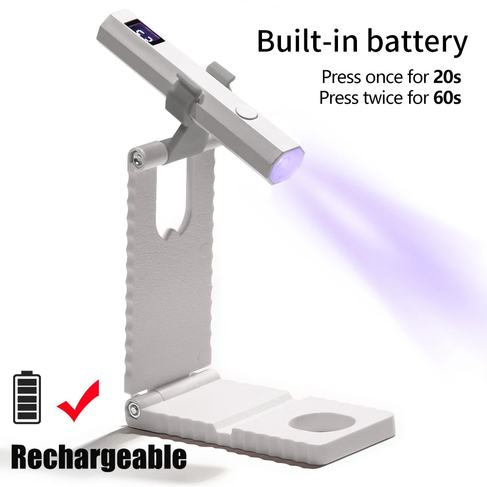 YIKOOLIN Handheld UV/LED Nail Curing Lamp
