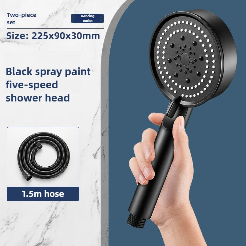 5-Mode Water-Saving Handheld Shower Head Set