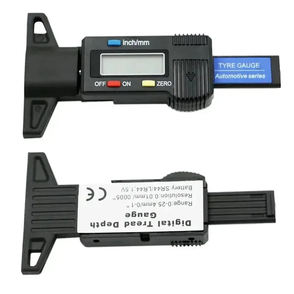 Digital Tire Tread Depth Gauge – LCD Caliper Measuring Tool