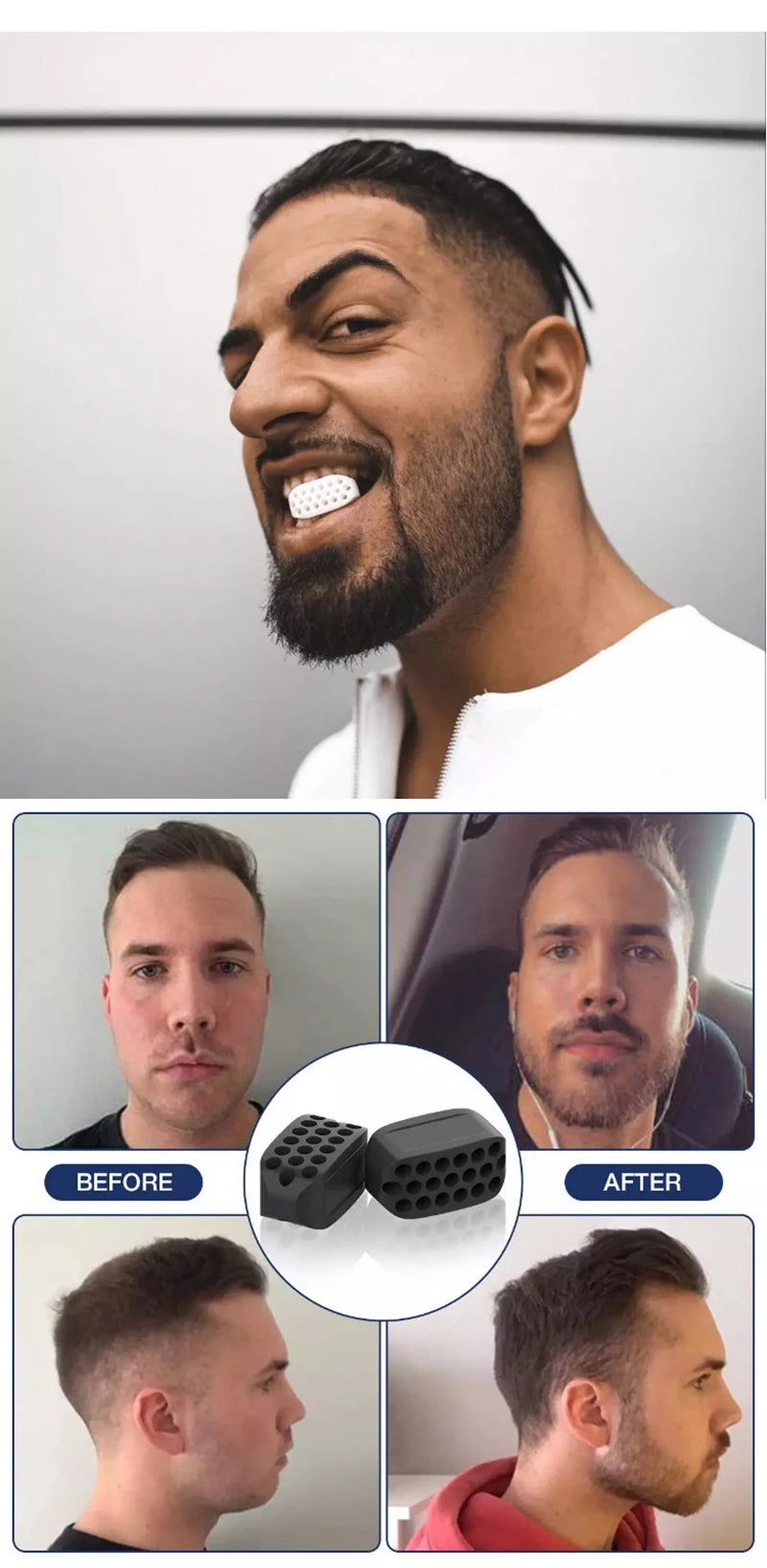 Silicone Jawline & Facial Toner Exerciser